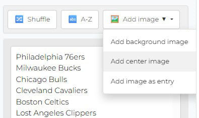 NBA Teams - How to Customize the NBA Teams Wheel
