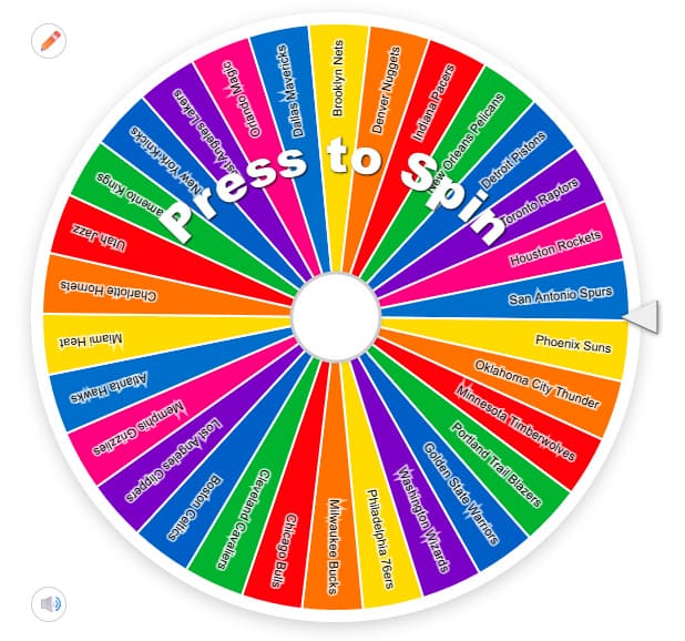 NBA Teams Wheel Original Mode