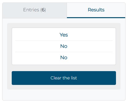 Results History - How to Use the Wheel Generator