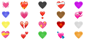 Heart Emoji Meanings: Color Matters