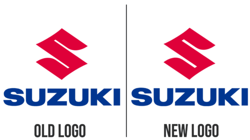 Old and New Suzuki Logo