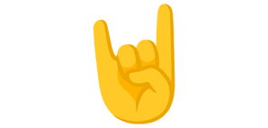 Rock On Emoji